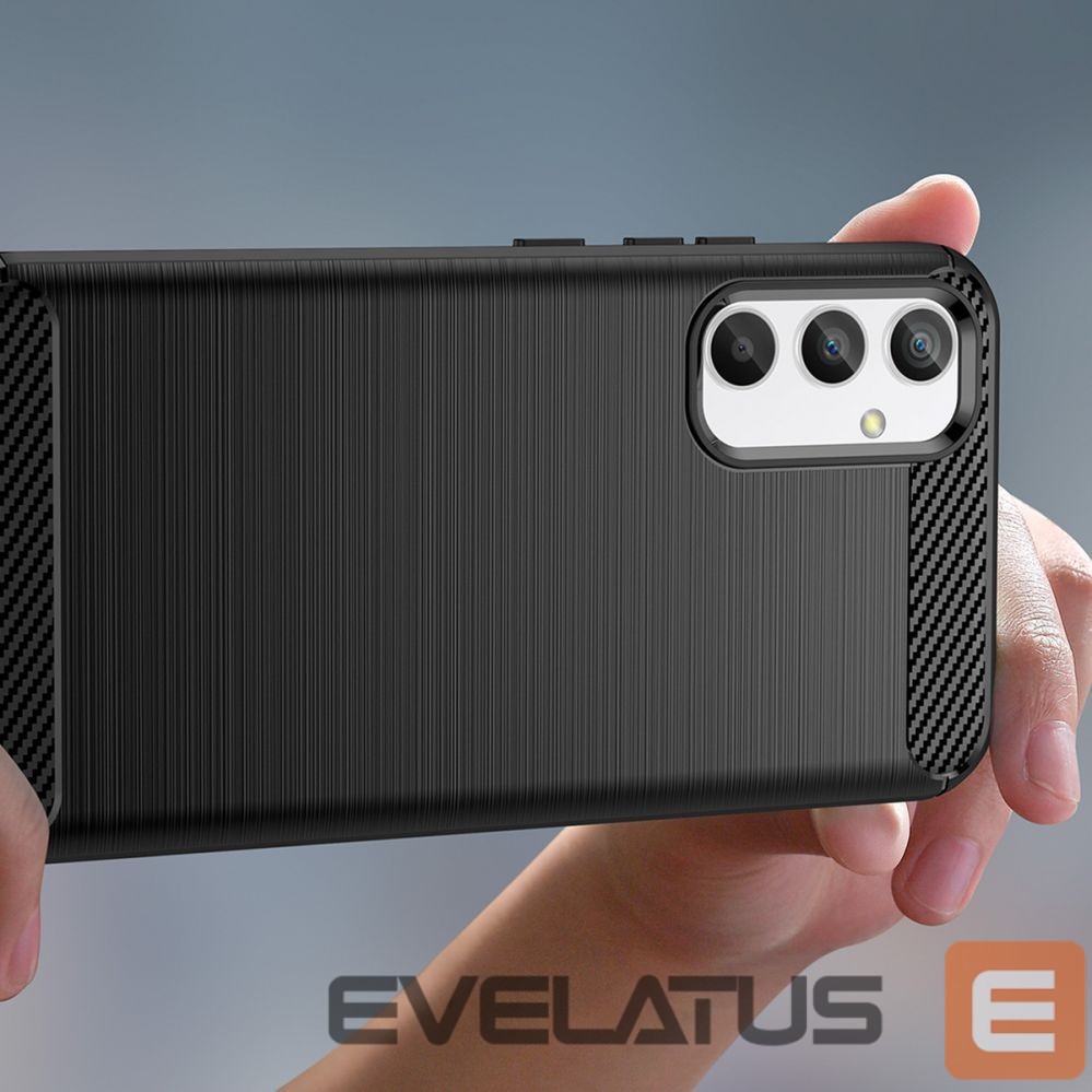 Back panel cover Hurtel Carbon Case case for Realme 10 Pro flexible silicone carbon cover black