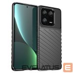 Back panel cover Hurtel  Thunder Case case for Xiaomi 13 Pro silicone armor case black 