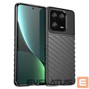 Back panel cover Hurtel  Thunder Case case for Xiaomi 13 Pro silicone armor case black 