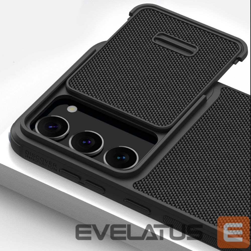 Back panel cover Nillkin Nillkin Textured S Case for Samsung Galaxy S23, armored cover with camera cover, black