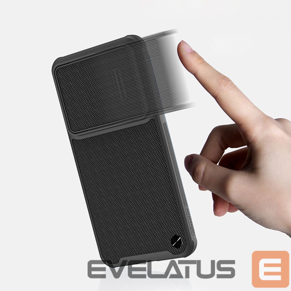 Back panel cover Nillkin Nillkin Textured S Case for Samsung Galaxy S23+ armored cover with camera cover black
