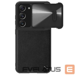 Back panel cover Nillkin  Nillkin CamShield Leather S Case for Samsung Galaxy S23+ cover with camera cover black