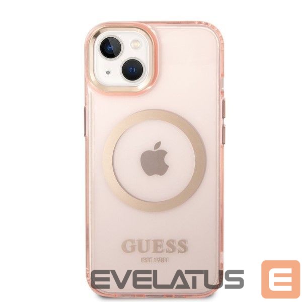 Back panel cover Guess Pink