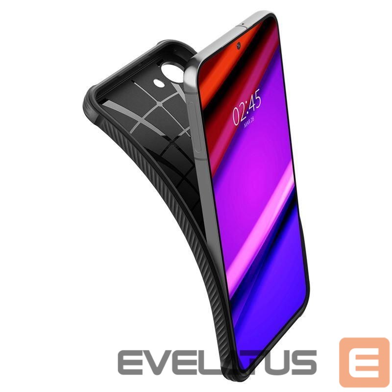 Back panel cover Spigen Spigen Rugged Armor Case for Samsung Galaxy S23 - Matte Black