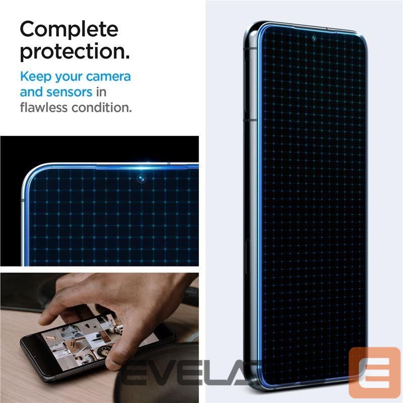 Protective glass Spigen Spigen Glas.tR EZ Fit Tempered Glass for Samsung Galaxy S23 - 2 pcs.