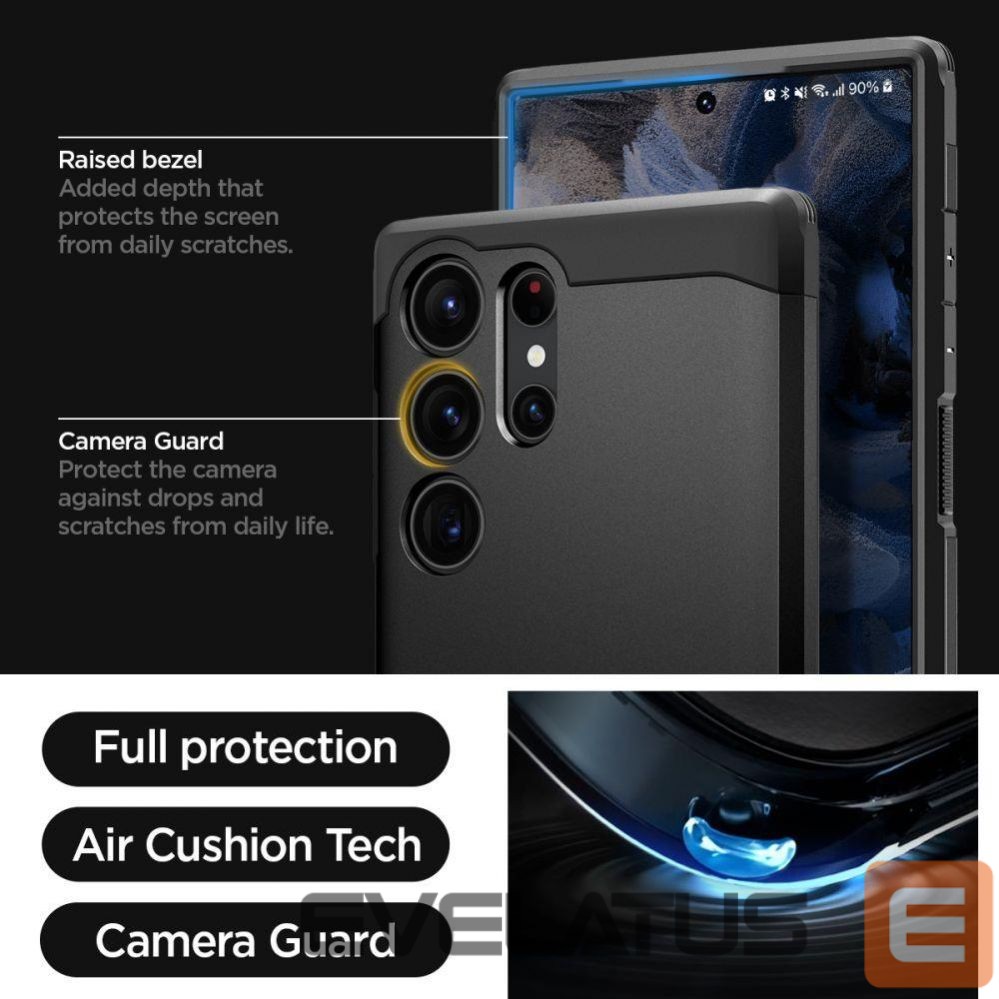 Back panel cover Spigen Black