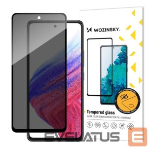 Protective glass Wozinsky - Wozinsky Privacy Glass Tempered Glass for Samsung Galaxy A53 5G with Anti Spy Privacy Filter 