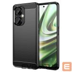 Back panel cover Hurtel  Carbon Case case for OnePlus Nord CE 3 flexible silicone carbon cover black 