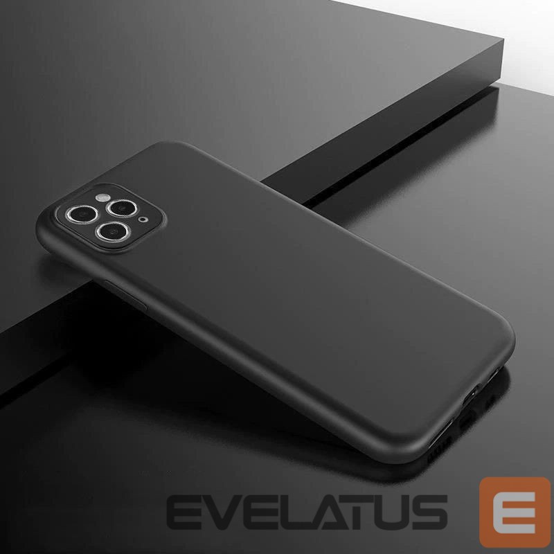 Back panel cover Hurtel Soft Case case for Huawei nova Y61 thin silicone cover black