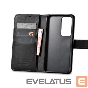 Back panel cover iCarer  iCarer Wallet Case for Samsung Galaxy S23+ leather case wallet black 