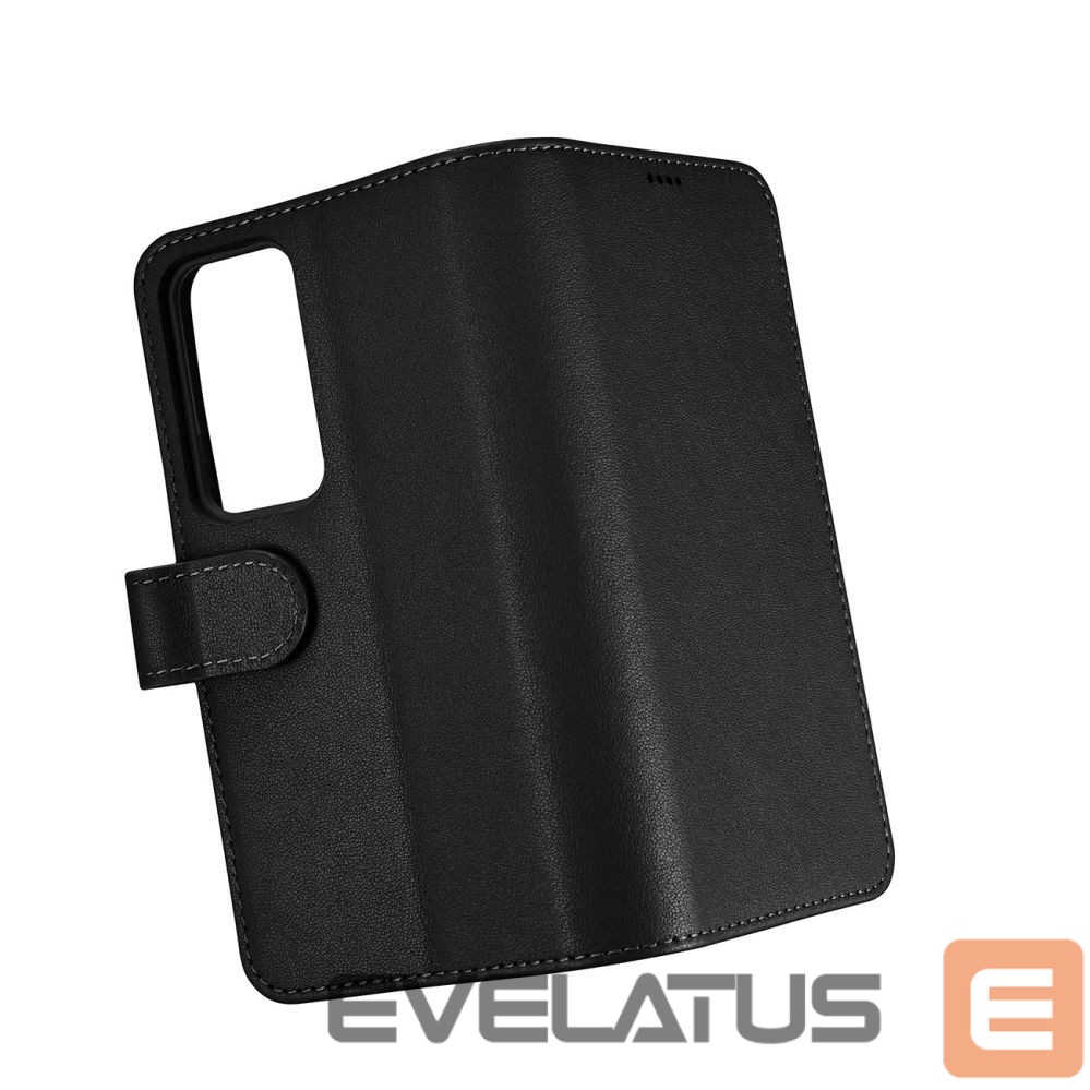 Back panel cover iCarer iCarer Wallet Case for Samsung Galaxy S23 leather case wallet black