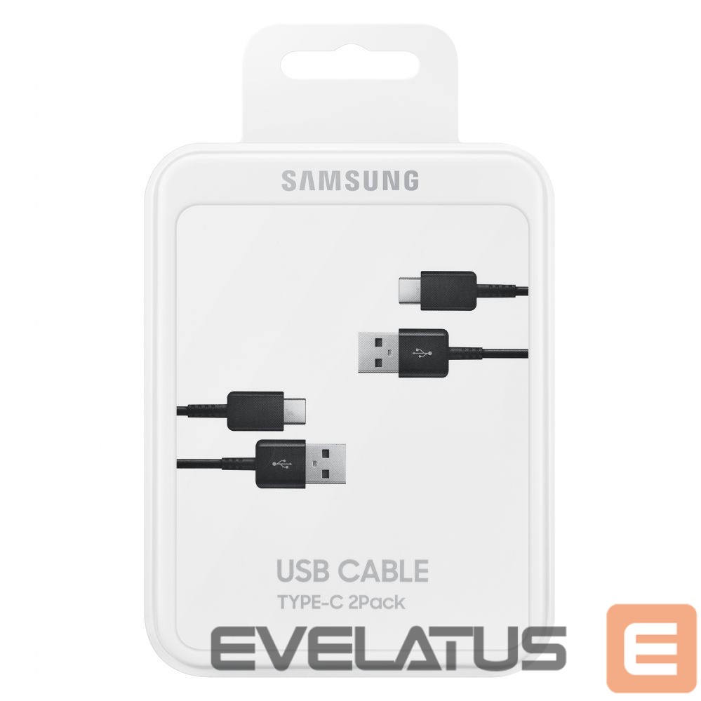 Cable Samsung Samsung USB C cable 480Mbps 5A 1.5m (EP-DG930MBEGWW) - black (set of 2)
