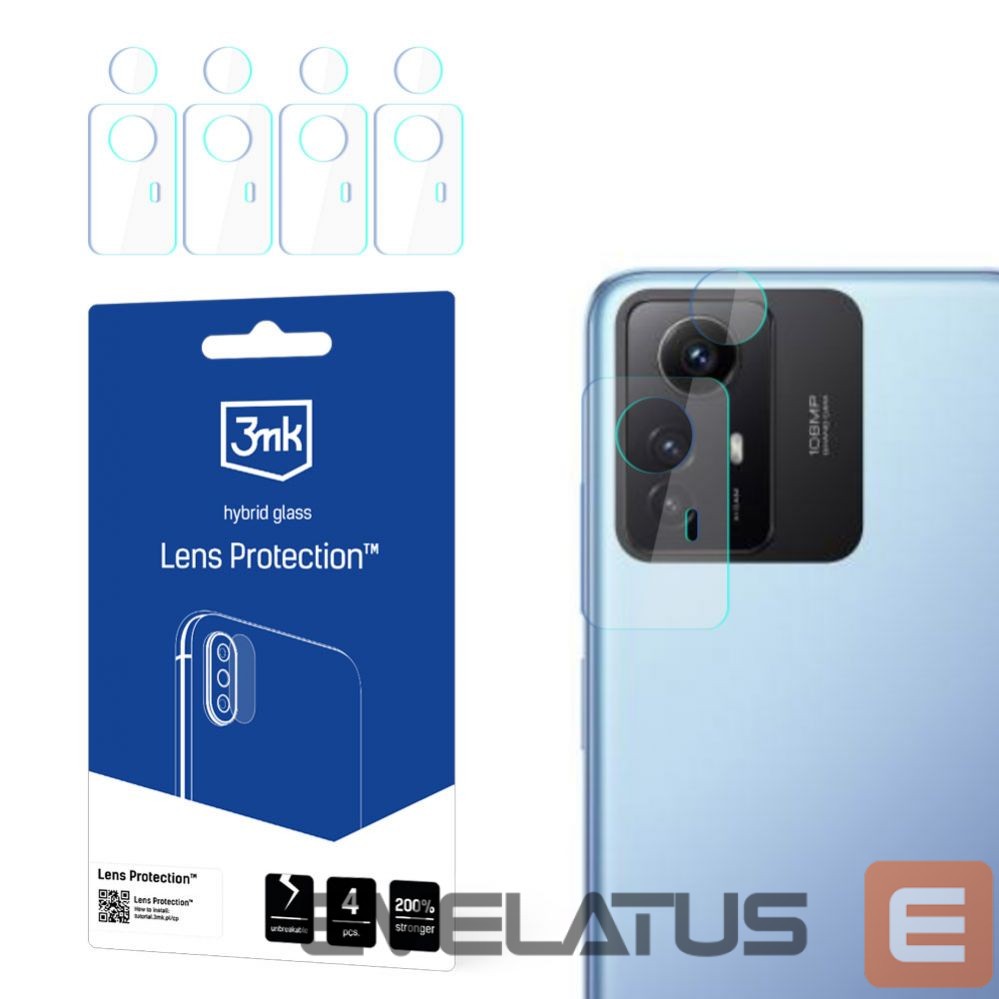 Protective glass 3MK 3mk Lens Protection hybrid camera glass for Xiaomi Redmi Note 12s