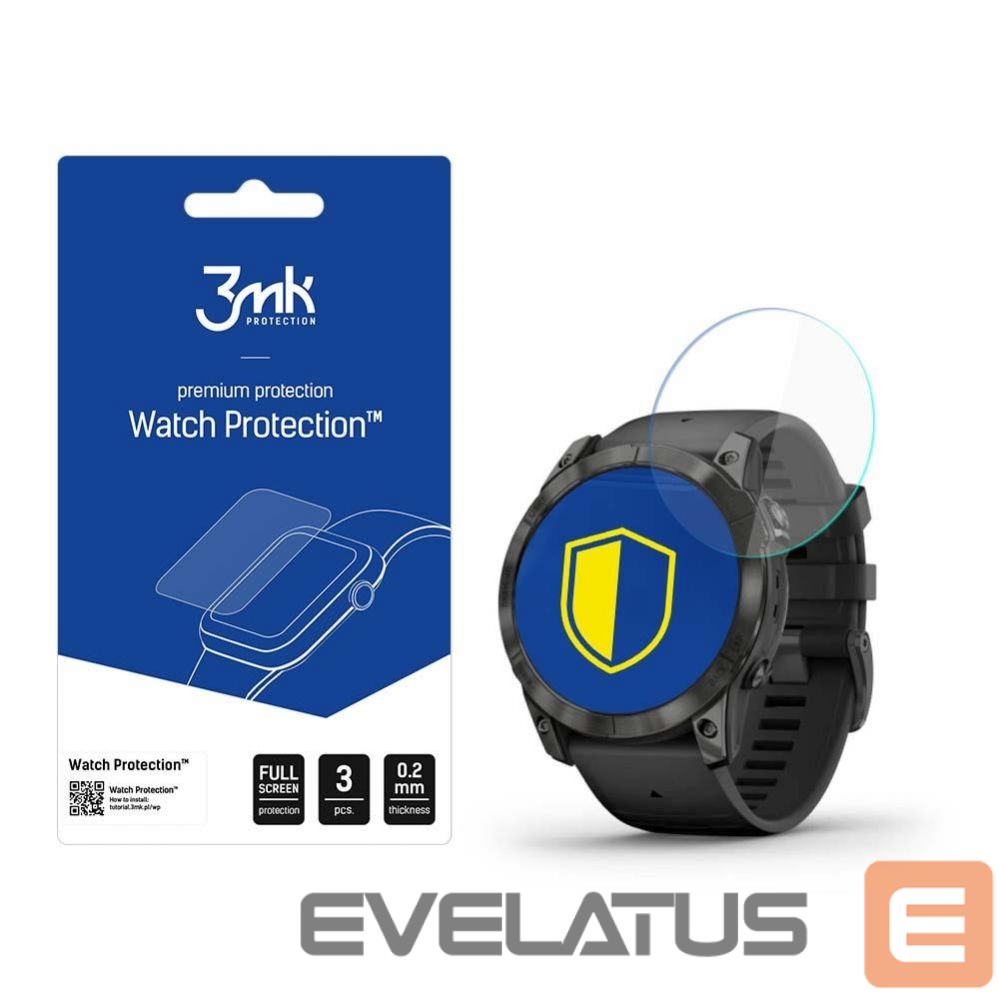 Protective glass 3MK Garmin Epix Pro gen 2 47mm - 3mk Watch Protection v. FlexibleGlass Lite