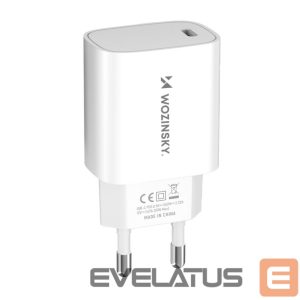 Adapter Wozinsky  Wozinsky WGWCCW 20W USB-C Wall Charger - White 