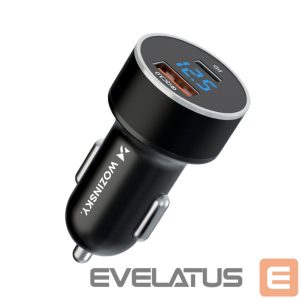 Adapter Wozinsky  Wozinsky WDCCAC USB-C USB-A 36W Car Charger - Black 