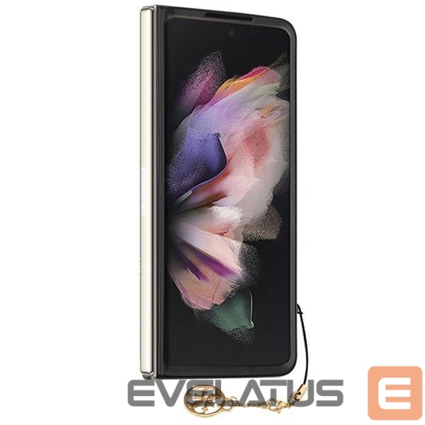 Back panel cover Guess Guess GUHCZFD5GF4GBR F946 Z Fold5 brown/brown hardcase 4G Charms Collection