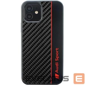 Back panel cover Audi  Audi Carbon Fiber Stripe iPhone 11 / Xr 6.1" black/black hardcase AUS-TPUPCIP11-R8/D1-BK