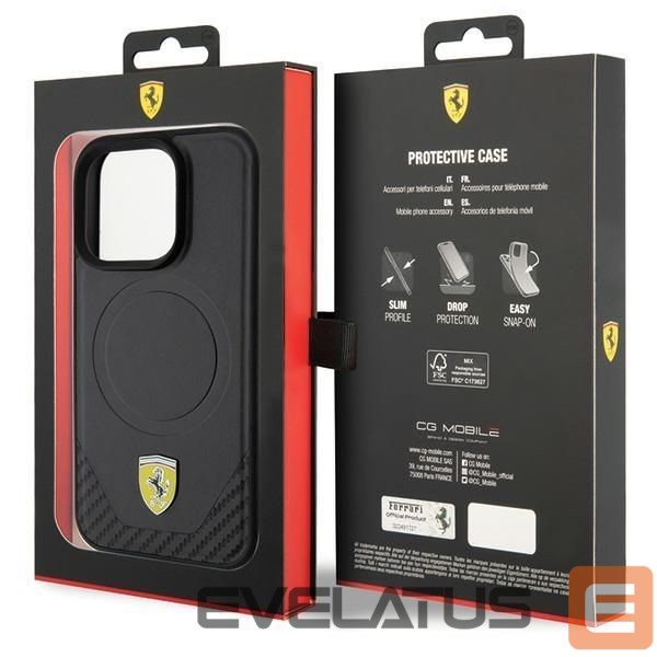 Back panel cover Ferrari Black