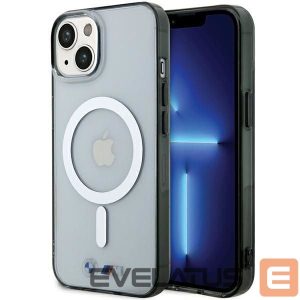 Back panel cover BMW  BMW Silver Ring MagSafe iPhone 15 Case - Clear 