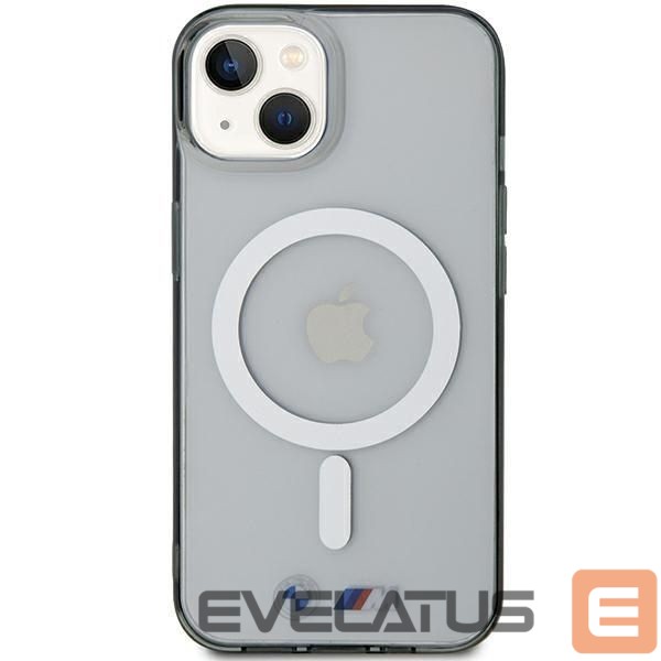 Back panel cover BMW BMW Silver Ring MagSafe iPhone 15 Case - Clear