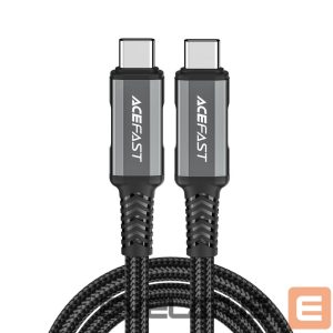 Cable Acefast  Acefast C1-09 USB-C / USB-C USB4 PD3.1 cable 5A 1m - gray-black 