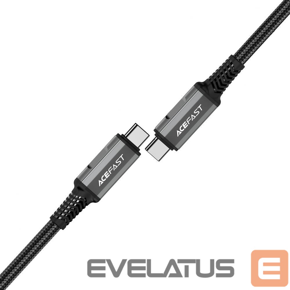 Cable Acefast Acefast C1-09 USB-C / USB-C USB4 PD3.1 cable 5A 1m - gray-black