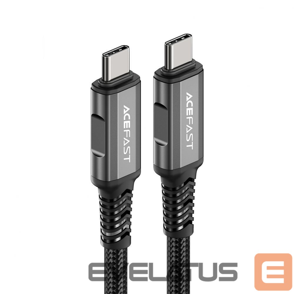 Cable Acefast Acefast C1-09 USB-C / USB-C USB4 PD3.1 cable 5A 1m - gray-black