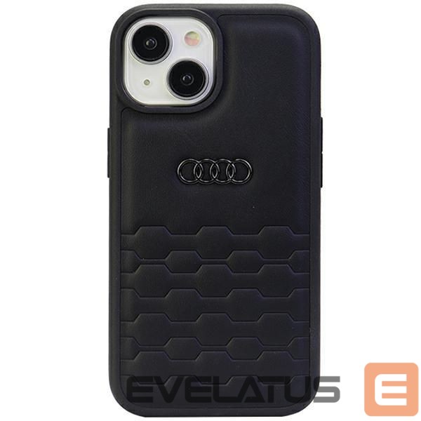 Back panel cover Audi Audi GT Synthetic Leather case for iPhone 15 Plus - black