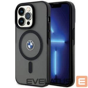 Back panel cover BMW  BMW IML Signature MagSafe Case for iPhone 15 Pro - Black 