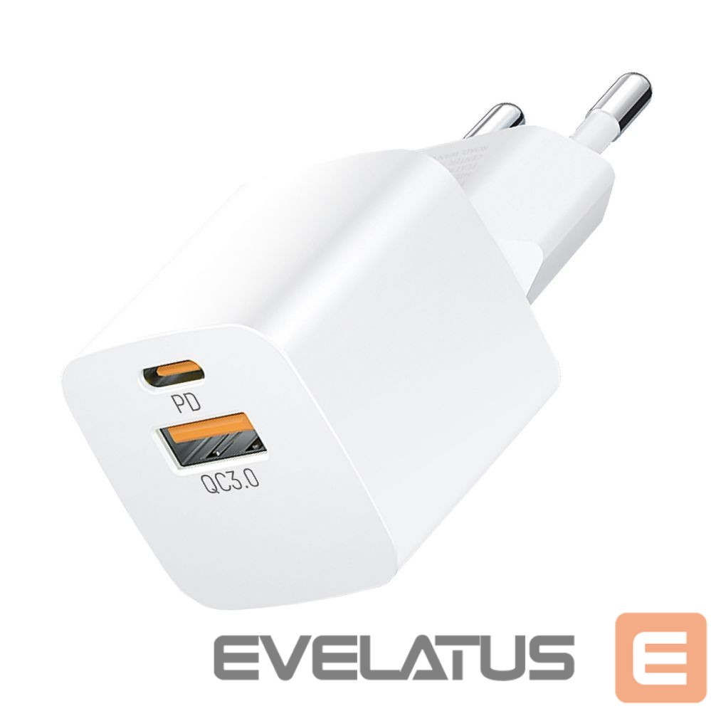 Adapter Wozinsky Wozinsky CMWCW 20W USB-C / USB-A Wall Charger - White