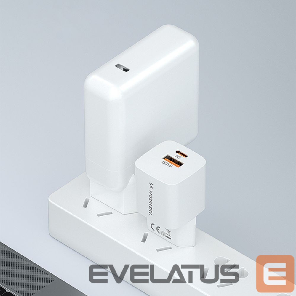 Adapter Wozinsky Wozinsky CMWCW 20W USB-C / USB-A Wall Charger - White