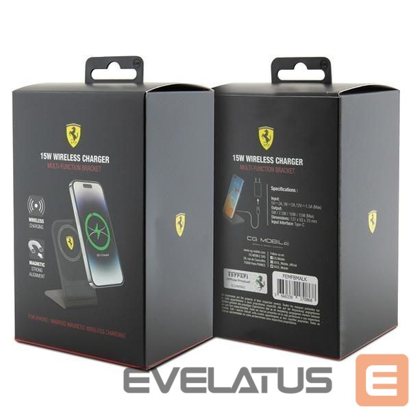 Other Phone Accessory Ferrari Ferrari nice. induction FEMFBMALK 15W black/black 2023 Collection MagSafe