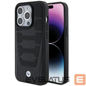 Back panel cover BMW  BMW Leather Seats Pattern case for iPhone 15 Pro Max - black 