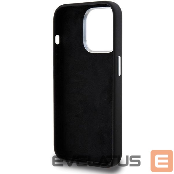 Back panel cover BMW BMW Signature Liquid Silicone MagSafe case for iPhone 15 Pro - black