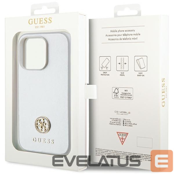 Back panel cover Guess Silver