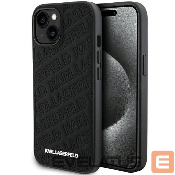 Back panel cover Karl Lagerfeld Apple Black