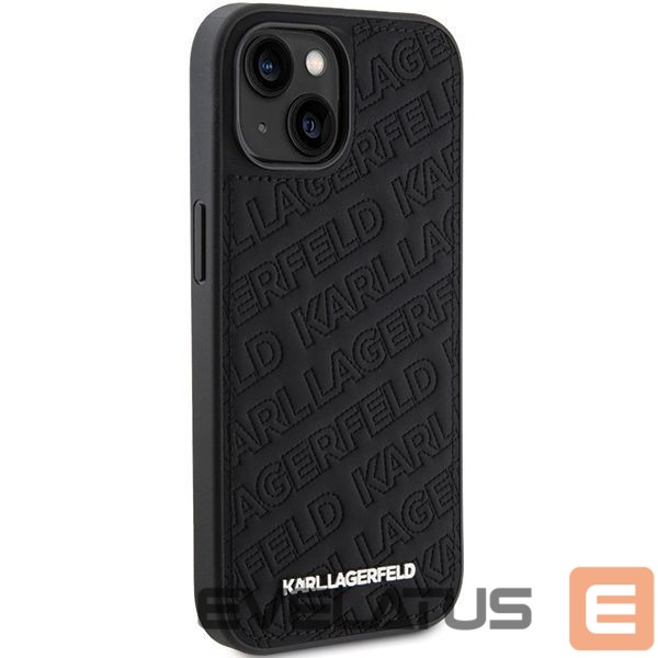 Back panel cover Karl Lagerfeld Apple Black