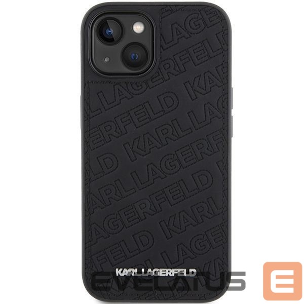Back panel cover Karl Lagerfeld Apple Black
