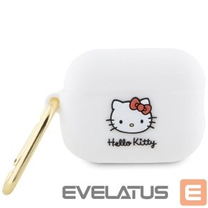Other Phone Accessory Hello Kitty  Hello Kitty Silicone 3D Kitty Head case for AirPods Pro 2 (2022/2023) - white 