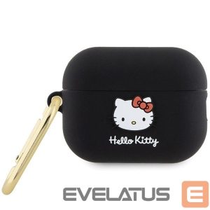 Other Phone Accessory Hello Kitty  Hello Kitty Silicone 3D Kitty Head Case for AirPods Pro 2 (2022/2023) - Black 