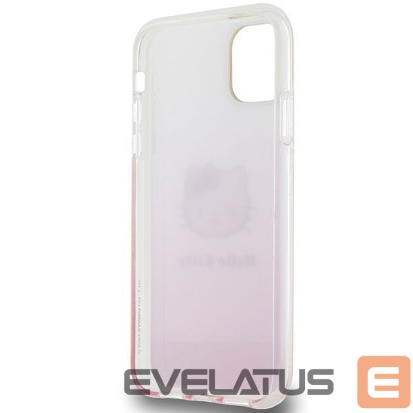 Back panel cover Hello Kitty Hello Kitty IML Gradient Electrop Kitty Head Case for iPhone 11 / Xr - Pink