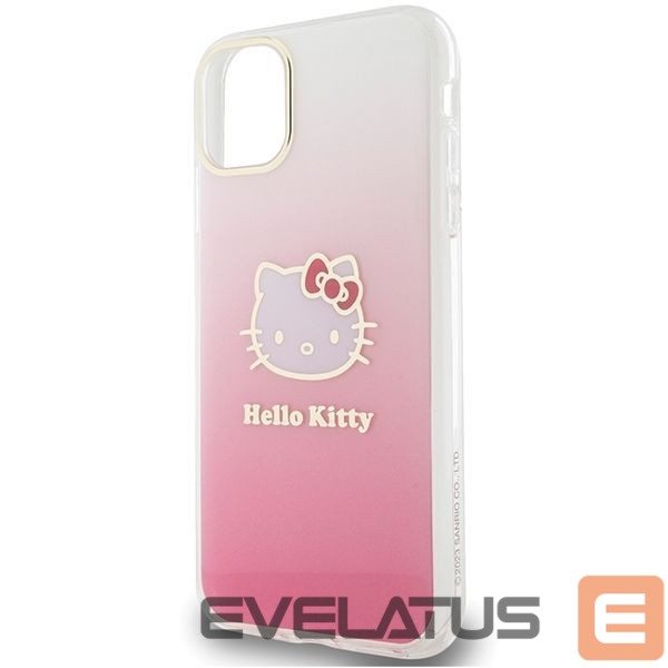 Back panel cover Hello Kitty Hello Kitty IML Gradient Electrop Kitty Head Case for iPhone 11 / Xr - Pink