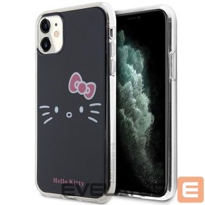 Back panel cover Hello Kitty  Hello Kitty IML Kitty Face case for iPhone 11 / Xr - black 