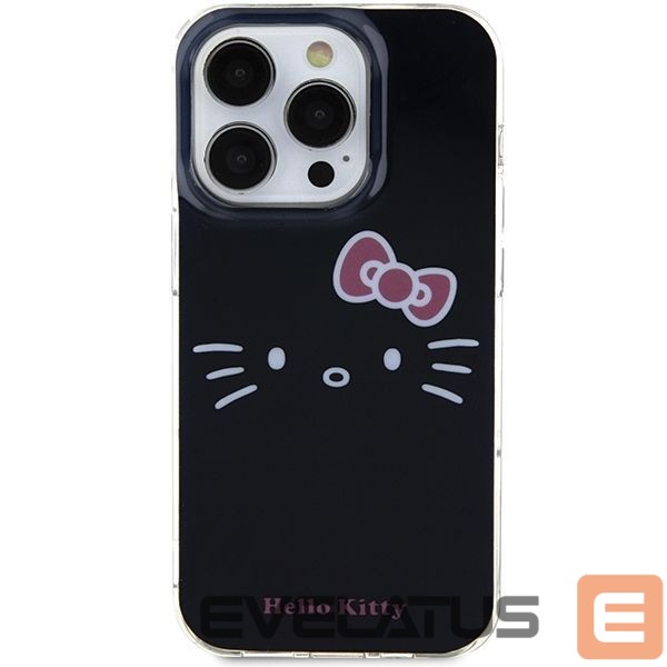 Back panel cover Hello Kitty Hello Kitty IML Kitty Face case for iPhone 13 Pro / 13 - black
