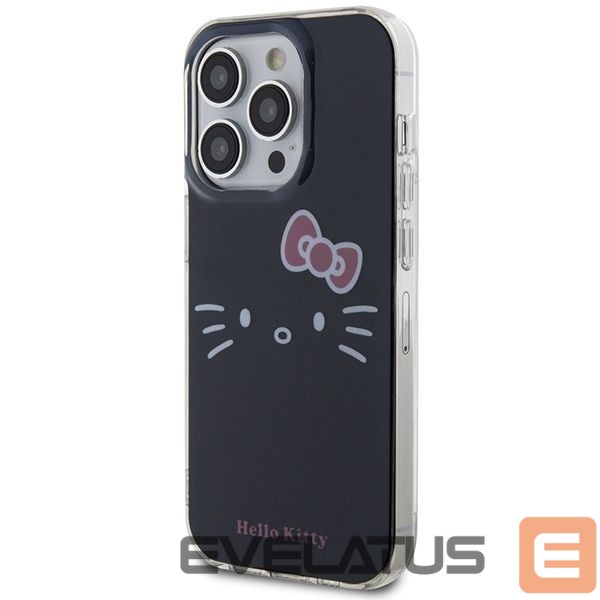 Back panel cover Hello Kitty Hello Kitty IML Kitty Face case for iPhone 13 Pro Max - black