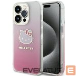 Back panel cover Hello Kitty  Hello Kitty IML Gradient Electrop Kitty Head case for iPhone 14 Pro Max - pink 