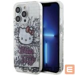 Back panel cover Hello Kitty  Hello Kitty IML Kitty On Bricks Graffiti case for iPhone 15 Pro Max - white 