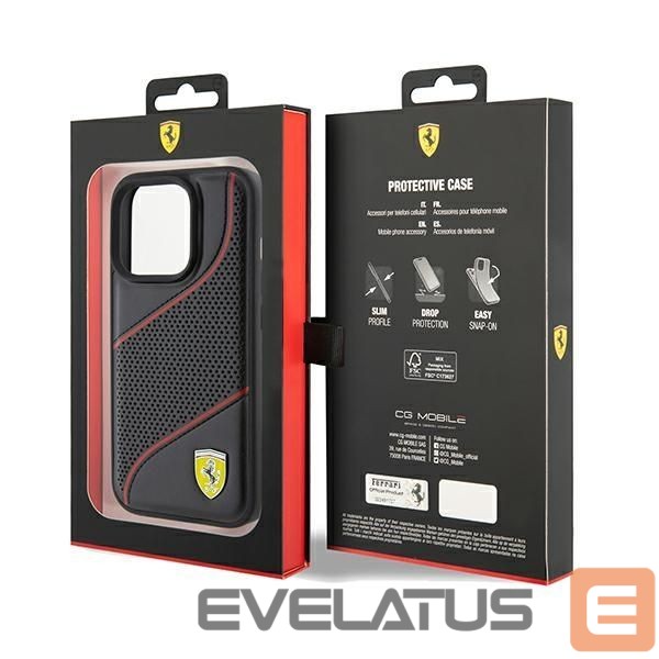Back panel cover Ferrari Black