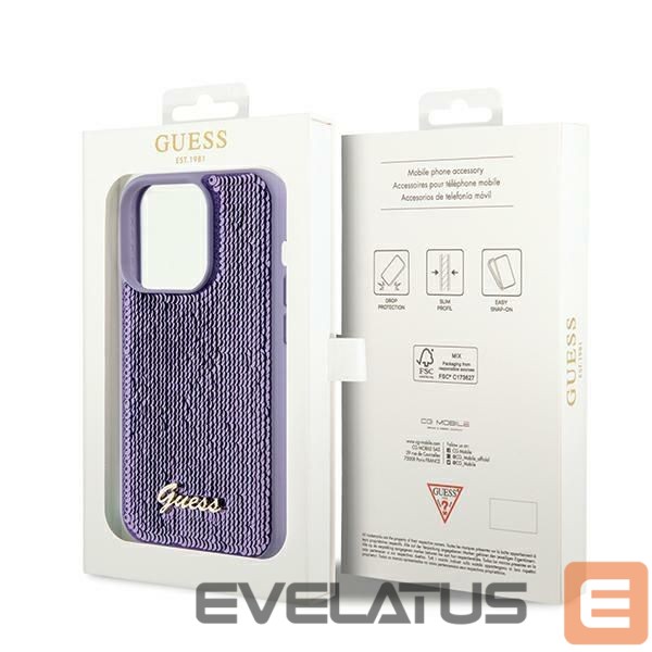 Back panel cover Guess Violet